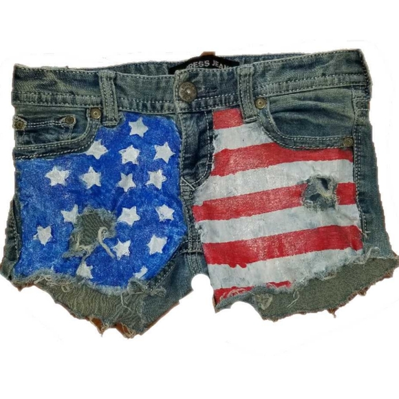 Express Pants - ❤️{3/$25} Express Patriotic American Flag Shorts